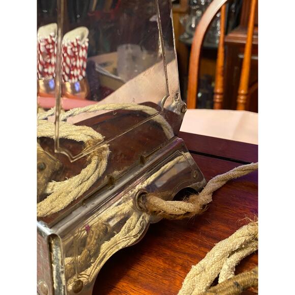 Antique Early 1900s Electric Toaster Drop Sides Ornate Edison 159T33 with cord - Picture 16 of 16